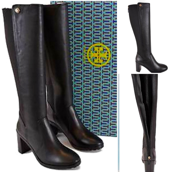 Tory Burch Shoes - Tory Burch Sullivan Leather Knee High Boots